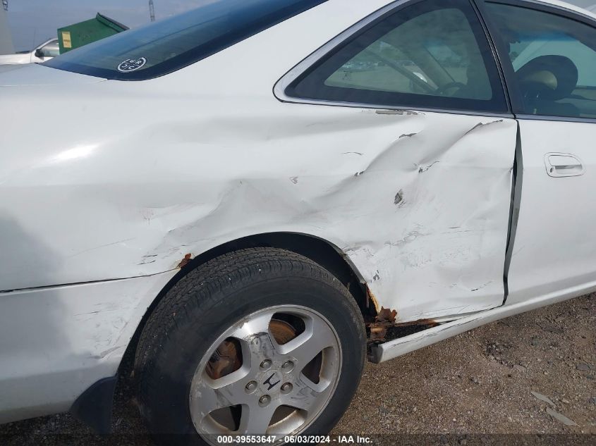 1999 Honda Accord Ex V6 VIN: 1HGCG2252XA018244 Lot: 39553647