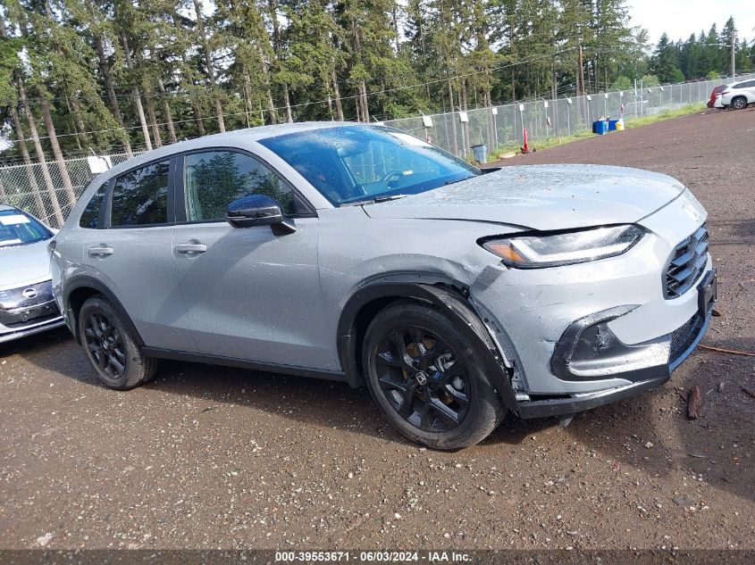 2024 Honda Hr-V Awd Sport/Awd Sport W/O Bsi VIN: 3CZRZ2H52RM746737 Lot: 39553671