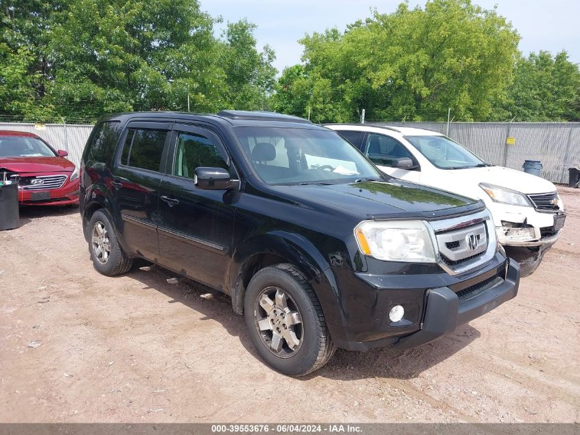 2010 Honda Pilot Touring VIN: 5FNYF4H99AB012193 Lot: 39553676