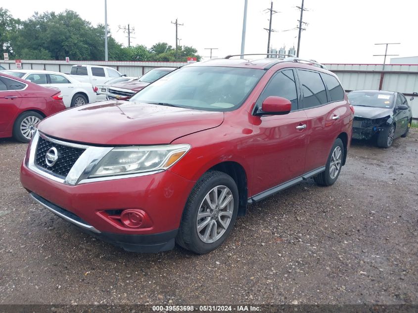 2014 Nissan Pathfinder S/Sv/Sl/Platinum VIN: 5N1AR2MN7EC672828 Lot: 39553698