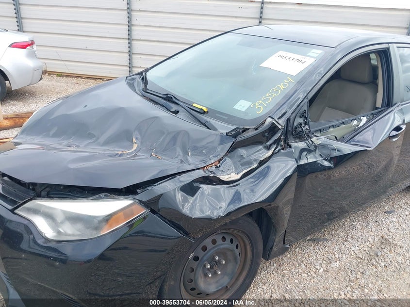 2016 Toyota Corolla Le VIN: 5YFBURHE5GP568956 Lot: 39553704