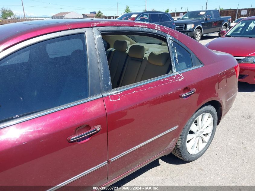 2009 Hyundai Sonata Limited VIN: 5NPEU46C69H472979 Lot: 39553723