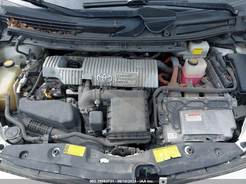 2012 Toyota Prius VIN: JTDKN3DU3C5452945 Lot: 39553731