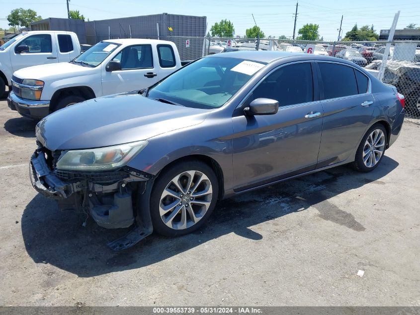 2013 Honda Accord Sport VIN: 1HGCR2F59DA105686 Lot: 39553739