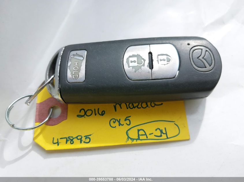 2016 Mazda Cx-5 Touring VIN: JM3KE4CY3G0836616 Lot: 39553788