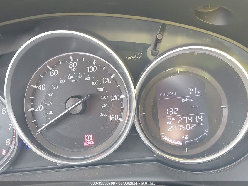 2016 Mazda Cx-5 Touring VIN: JM3KE4CY3G0836616 Lot: 39553788