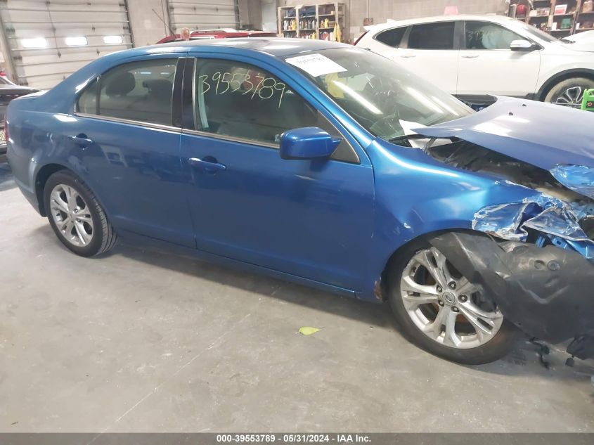 2012 Ford Fusion Se VIN: 3FAHP0HA2CR239653 Lot: 39553789