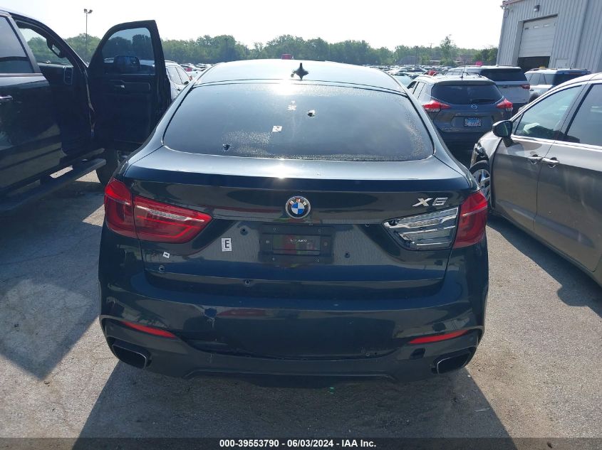 2016 BMW X6 xDrive50I VIN: 5UXKU6C52G0R33916 Lot: 39553790