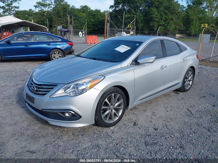 2016 Hyundai Azera VIN: KMHFG4JG4GA555235 Lot: 39553793