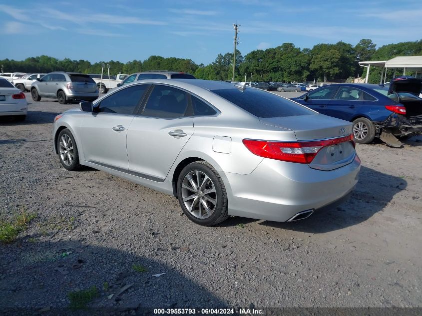 2016 Hyundai Azera VIN: KMHFG4JG4GA555235 Lot: 39553793