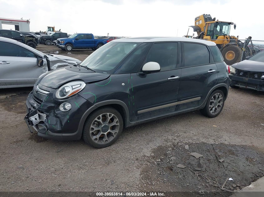 2017 Fiat 500L Trekking VIN: ZFBCFADH8HZ040192 Lot: 39553814