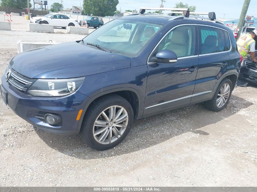 2014 Volkswagen Tiguan Sel VIN: WVGBV3AX7EW541179 Lot: 39553815