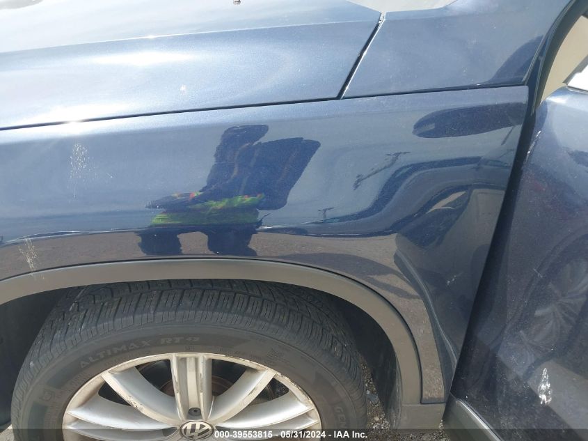 2014 Volkswagen Tiguan Sel VIN: WVGBV3AX7EW541179 Lot: 39553815