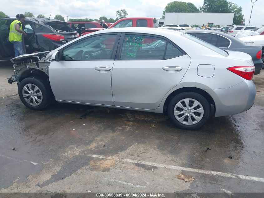 2015 Toyota Corolla L VIN: 2T1BURHE1FC356618 Lot: 39553839