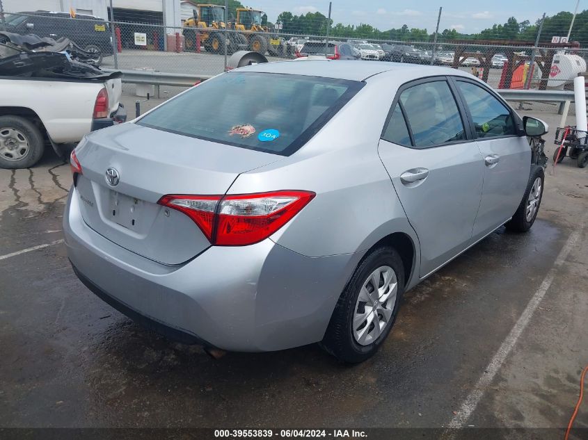 2015 Toyota Corolla L VIN: 2T1BURHE1FC356618 Lot: 39553839