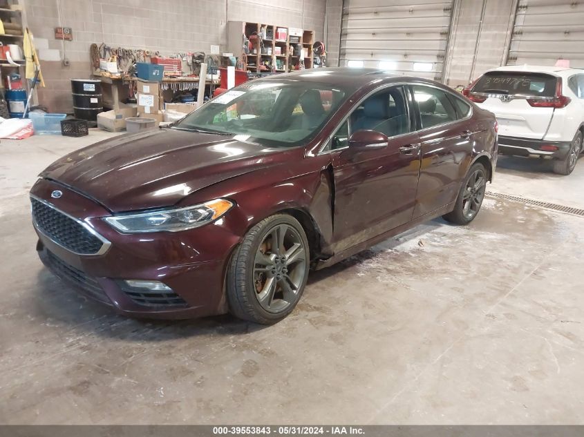 2017 Ford Fusion Sport VIN: 3FA6P0VP6HR228033 Lot: 39553843