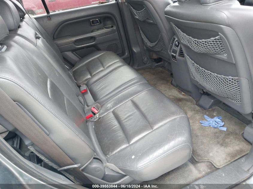 2006 Honda Pilot Ex-L VIN: 2HKYF18666H551013 Lot: 39553844