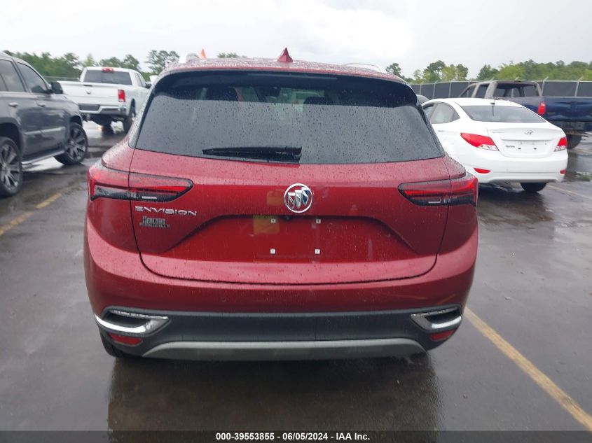 2022 Buick Envision Fwd Preferred VIN: LRBAZLR40ND135754 Lot: 39553855