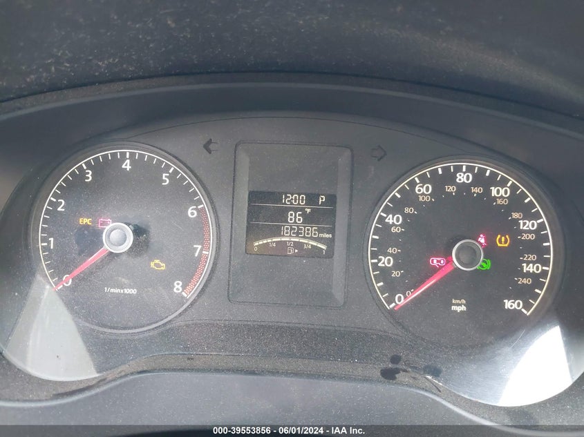 2011 Volkswagen Jetta 2.0L S VIN: 3VW2K7AJ8BM058602 Lot: 39553856