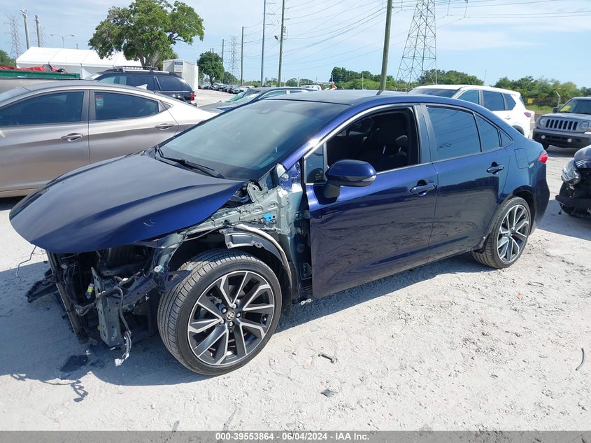 VIN JTDS4RCE5LJ053123 2020 TOYOTA COROLLA SE