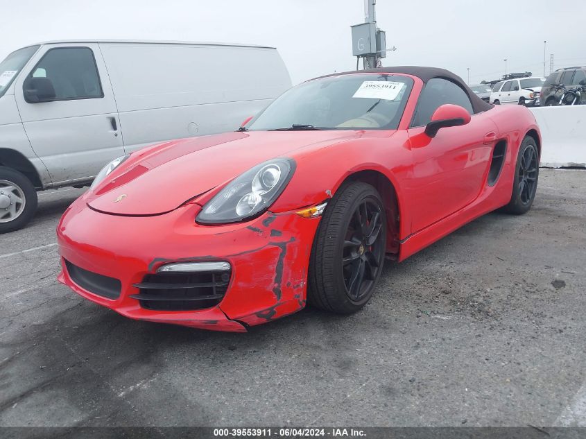 2013 Porsche Boxster S VIN: WP0CB2A82DS132145 Lot: 39553911