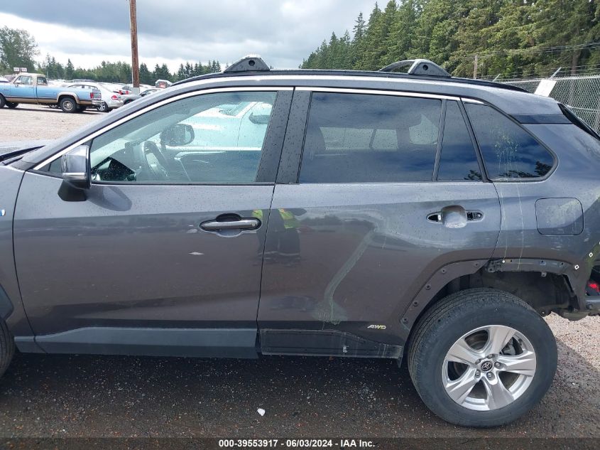 2021 TOYOTA RAV4 XLE HYBRID - 2T3RWRFV6MW111232