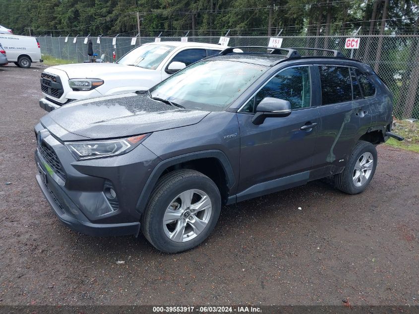 2021 Toyota Rav4 Xle Hybrid VIN: 2T3RWRFV6MW111232 Lot: 39553917