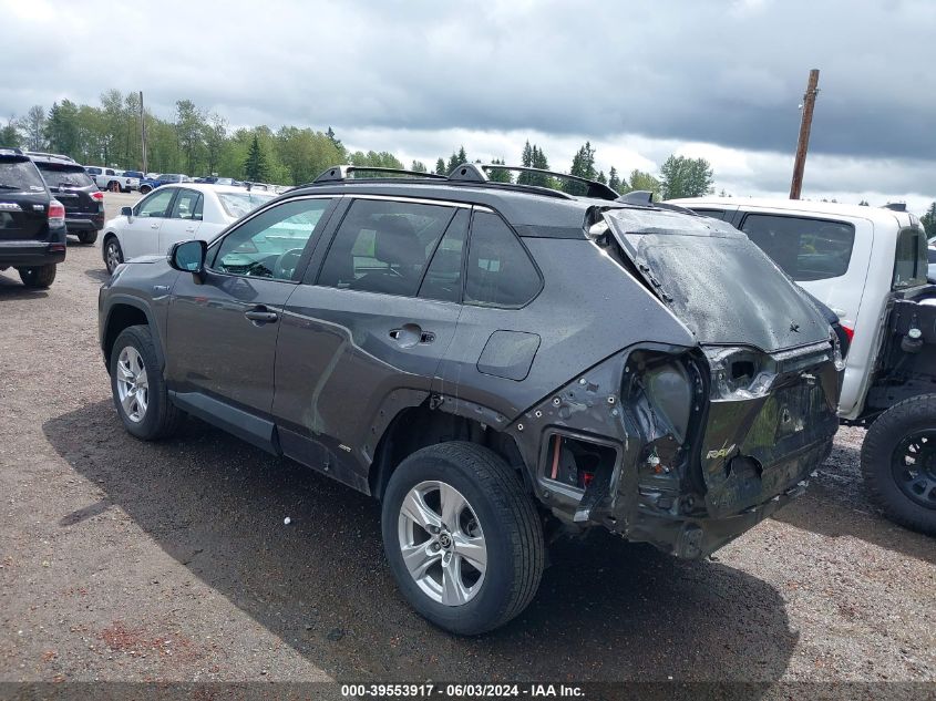 2021 Toyota Rav4 Xle Hybrid VIN: 2T3RWRFV6MW111232 Lot: 39553917