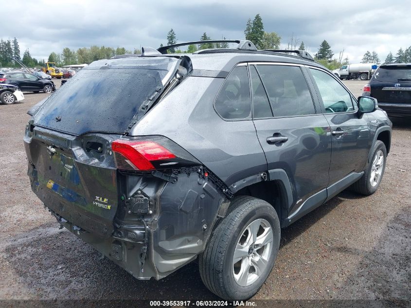 2021 Toyota Rav4 Xle Hybrid VIN: 2T3RWRFV6MW111232 Lot: 39553917