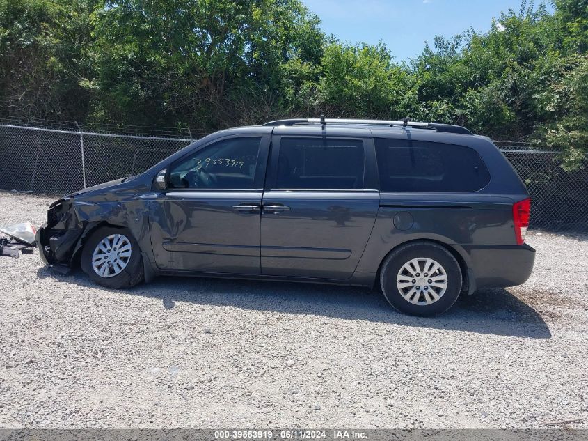 2014 Kia Sedona Lx VIN: KNDMG4C76E6587838 Lot: 39553919