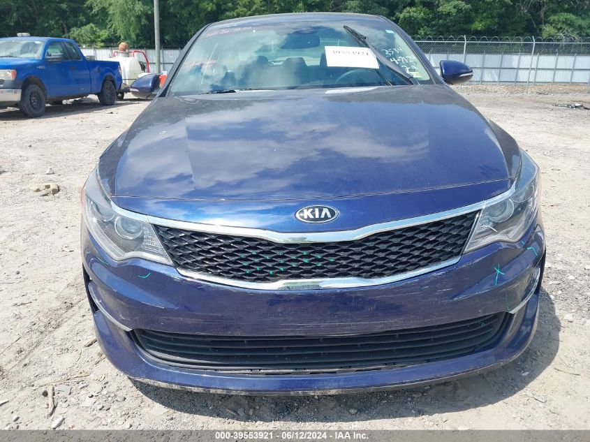 2016 Kia Optima Lx VIN: 5XXGT4L39GG083584 Lot: 39553921