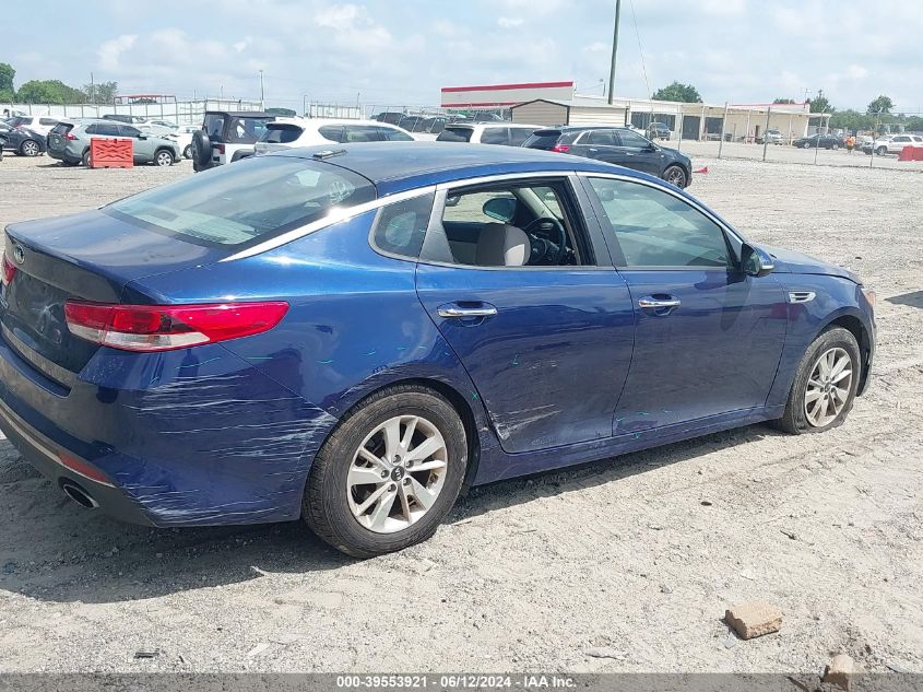 2016 Kia Optima Lx VIN: 5XXGT4L39GG083584 Lot: 39553921