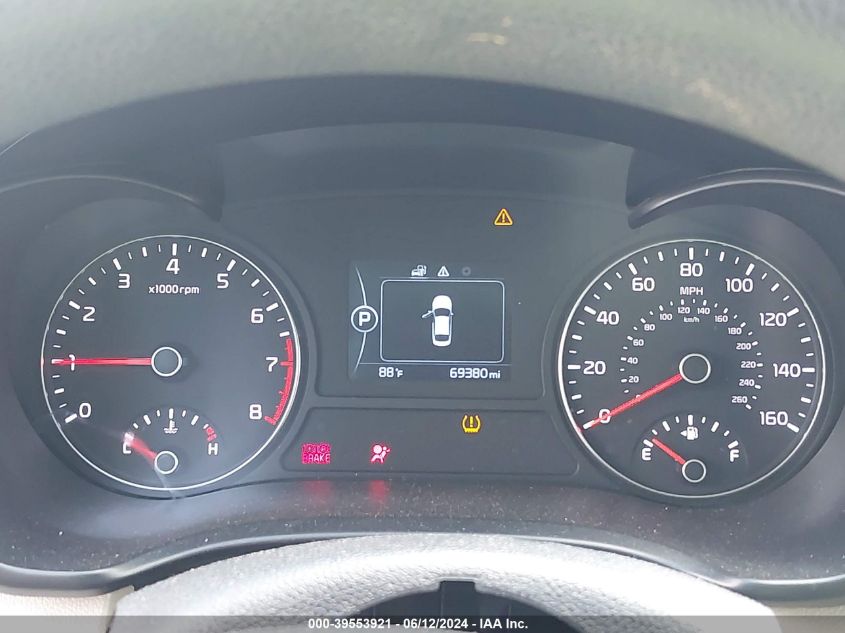 2016 Kia Optima Lx VIN: 5XXGT4L39GG083584 Lot: 39553921