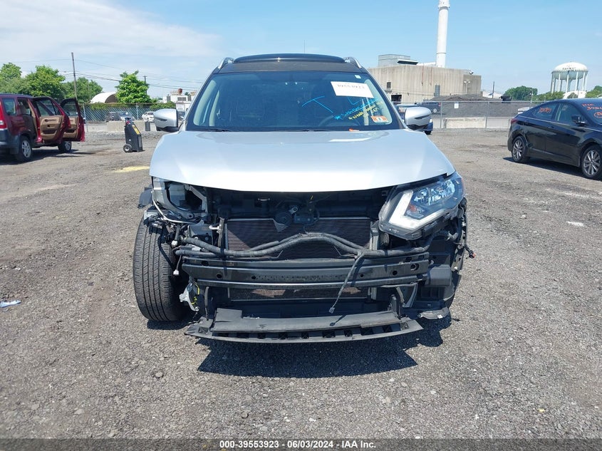 2017 Nissan Rogue Sv VIN: KNMAT2MV4HP516247 Lot: 39553923