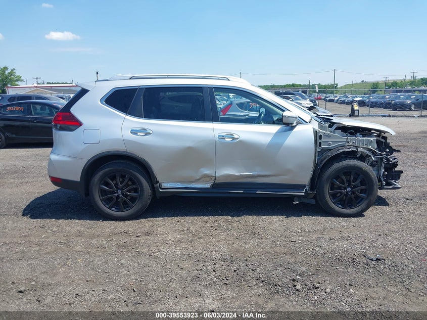 2017 Nissan Rogue Sv VIN: KNMAT2MV4HP516247 Lot: 39553923
