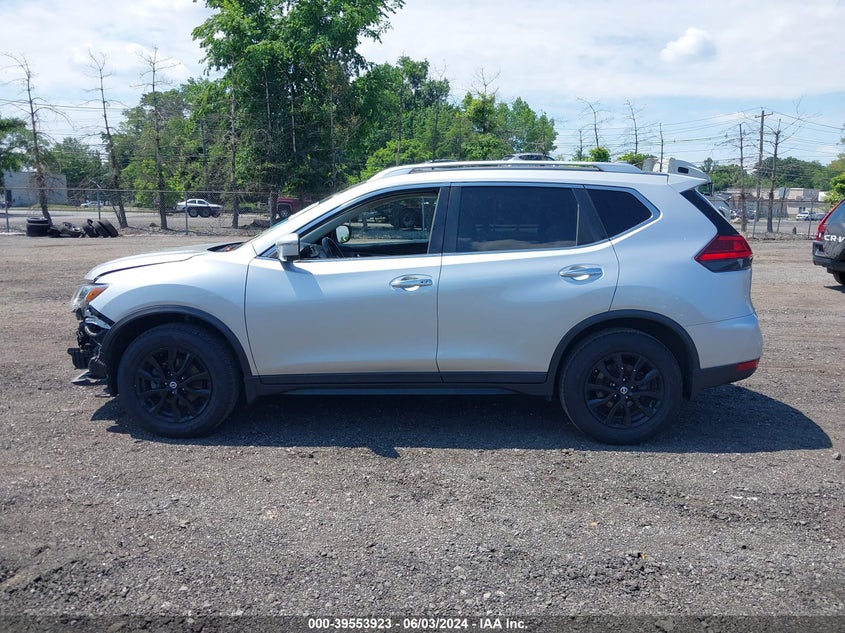2017 Nissan Rogue Sv VIN: KNMAT2MV4HP516247 Lot: 39553923