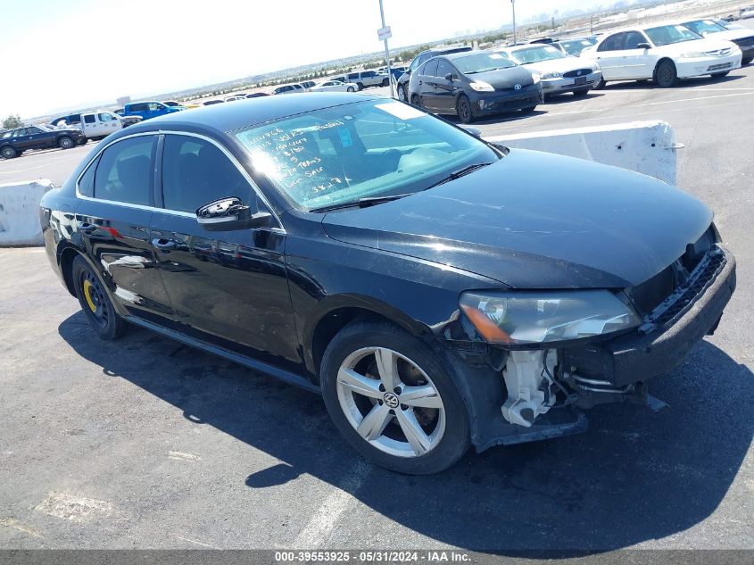 2013 Volkswagen Passat 2.5L Se VIN: 1VWBP7A39DC044733 Lot: 39553925