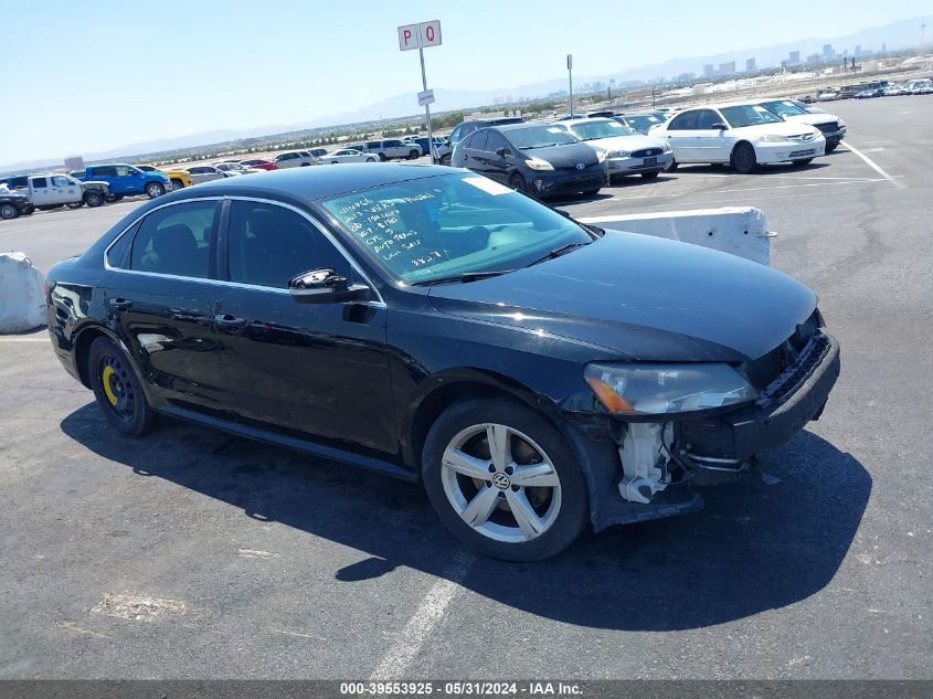 2013 Volkswagen Passat 2.5L Se VIN: 1VWBP7A39DC044733 Lot: 39553925