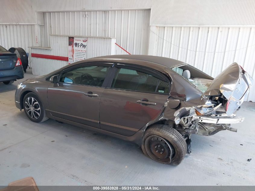 2009 Honda Civic Lx VIN: 2HGFA16509H535002 Lot: 39553928