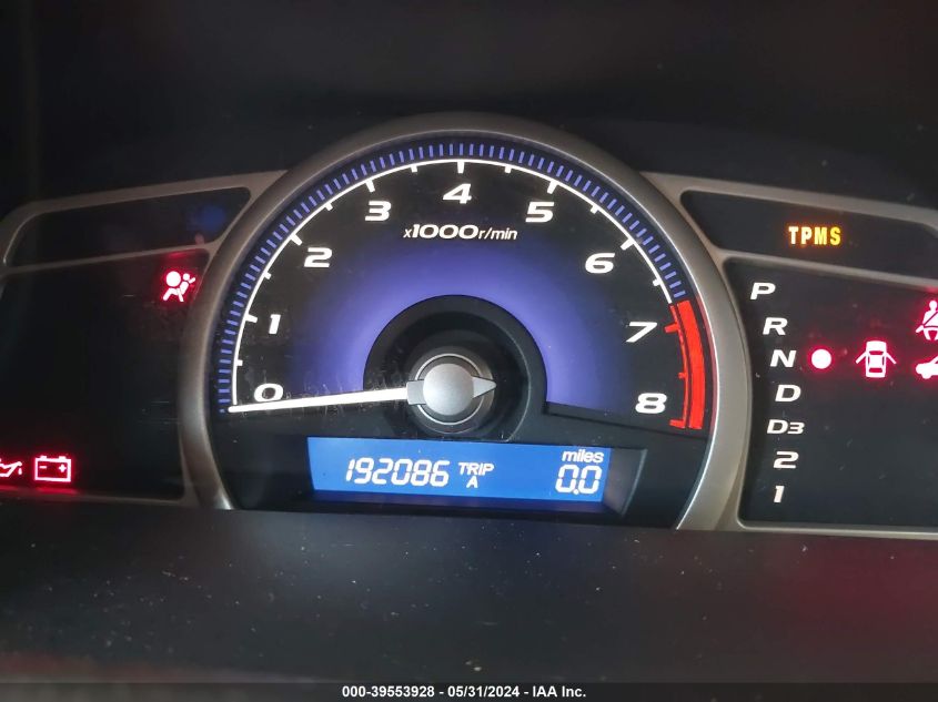 2009 Honda Civic Lx VIN: 2HGFA16509H535002 Lot: 39553928