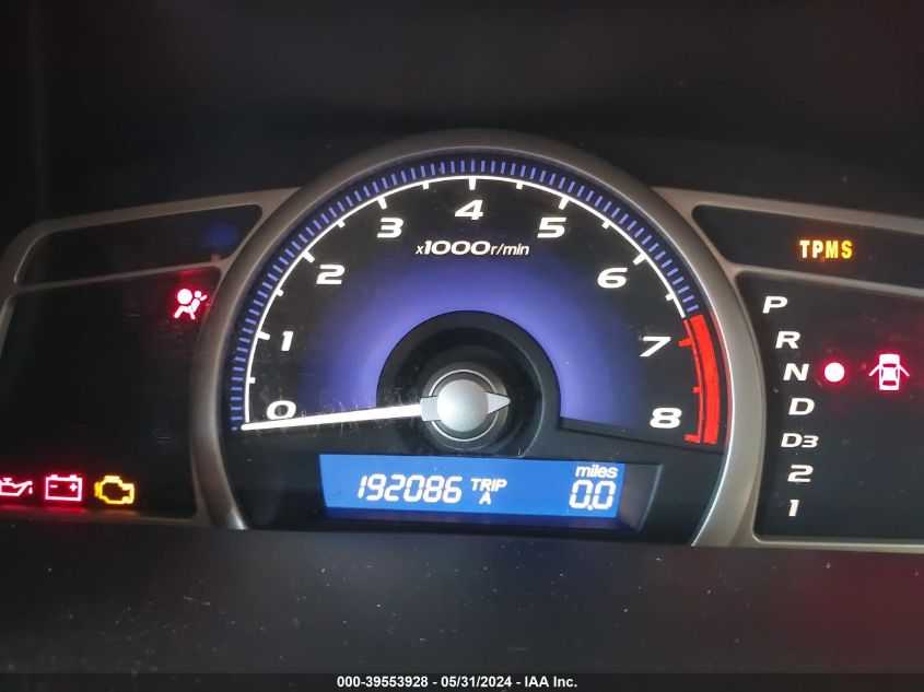 2009 Honda Civic Lx VIN: 2HGFA16509H535002 Lot: 39553928