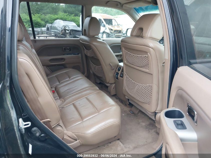 2006 Honda Pilot Ex-L VIN: 2HKYF18766H563476 Lot: 39553932