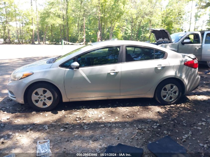 2015 Kia Forte Lx VIN: KNAFX4A6XF5404805 Lot: 39553940