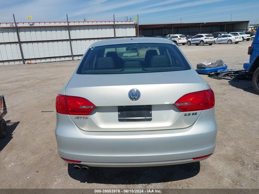 2011 Volkswagen Jetta 2.5L Se VIN: 3VWDZ7AJ8BM348715 Lot: 39553976