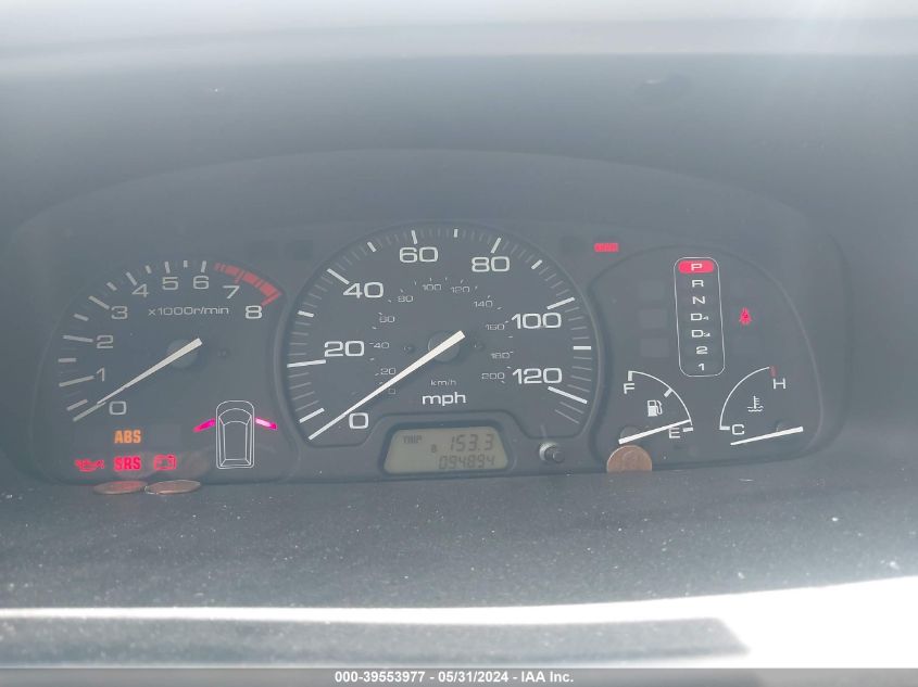 1998 Honda Odyssey Ex/Lx VIN: JHMRA3861WC004336 Lot: 39553977