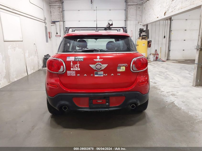 2014 Mini Paceman Cooper S VIN: WMWSS7C56EWN52302 Lot: 39553978