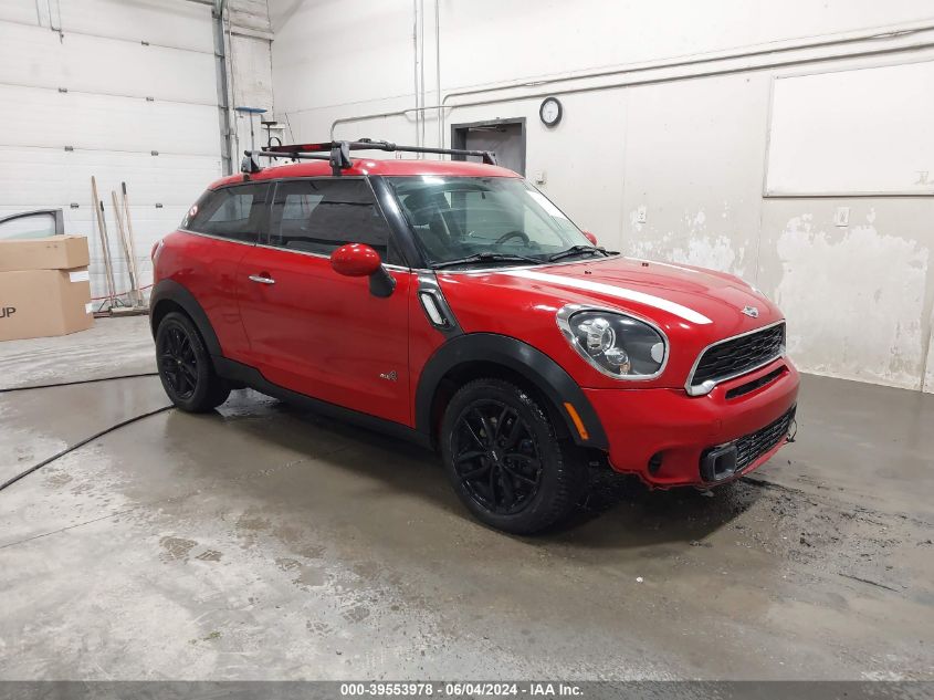 2014 Mini Paceman Cooper S VIN: WMWSS7C56EWN52302 Lot: 39553978