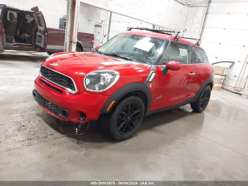 2014 Mini Paceman Cooper S VIN: WMWSS7C56EWN52302 Lot: 39553978