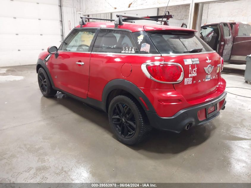 2014 Mini Paceman Cooper S VIN: WMWSS7C56EWN52302 Lot: 39553978