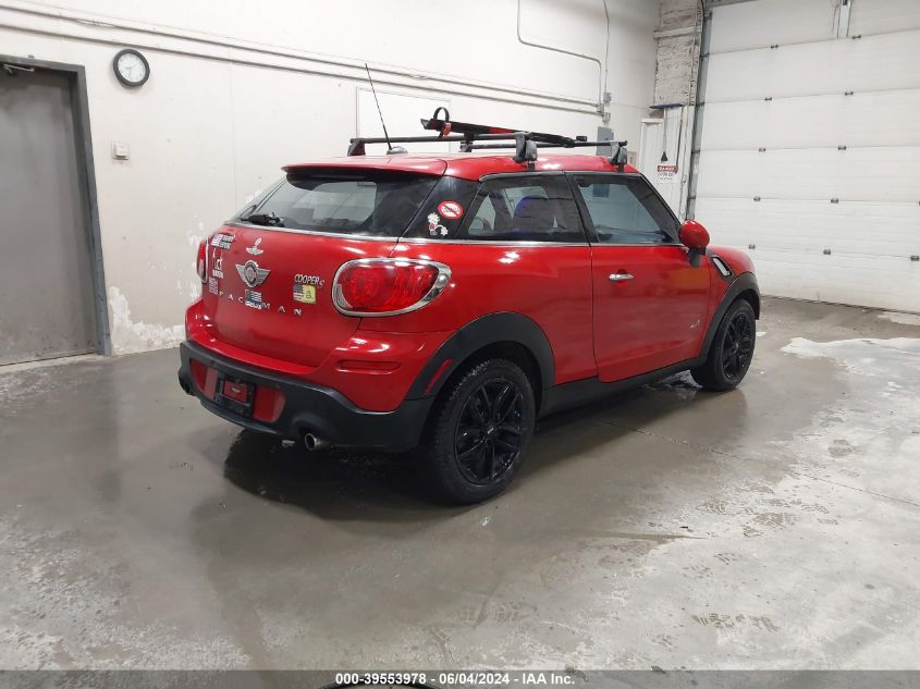 2014 Mini Paceman Cooper S VIN: WMWSS7C56EWN52302 Lot: 39553978